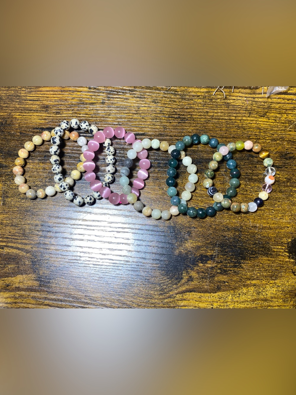 Crystal Bead Stretch Bracelets